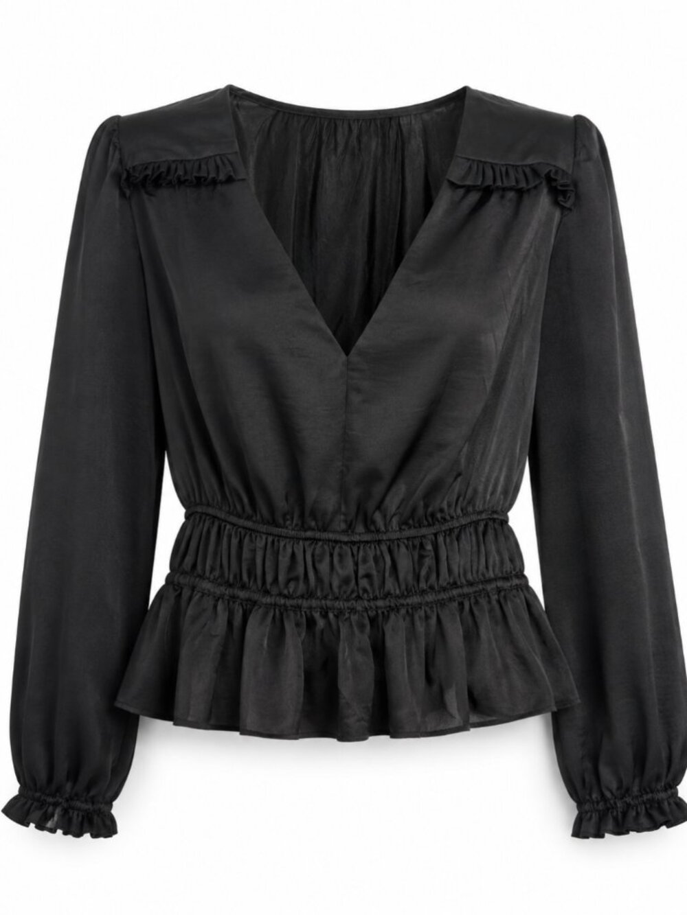 long-sleeve black blouse Tommy Hilfiger